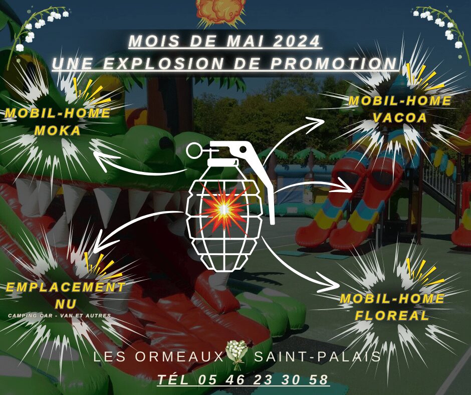 Camping Les Ormeaux à Saint-Palais sur Mer - Offfre Hello Summer - spéciale quinzaine 2024