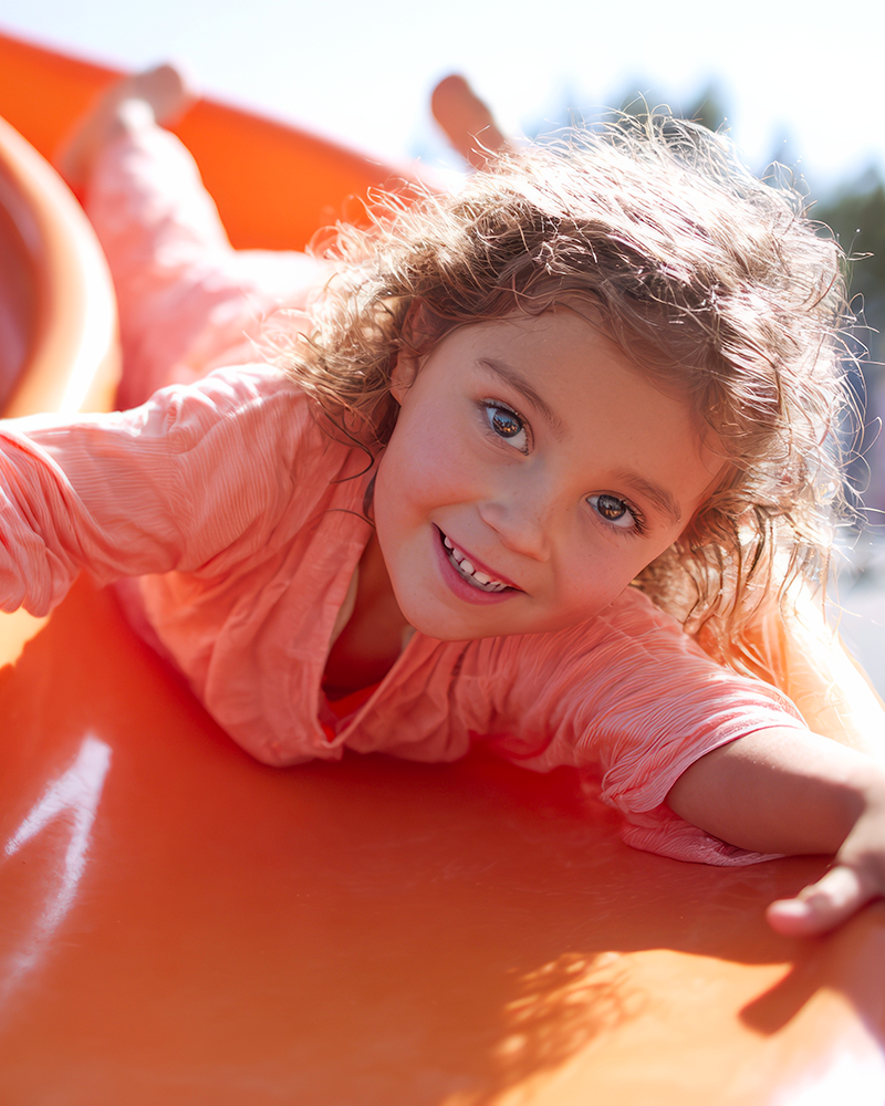 Les Ormeaux Campground Slide Play Area