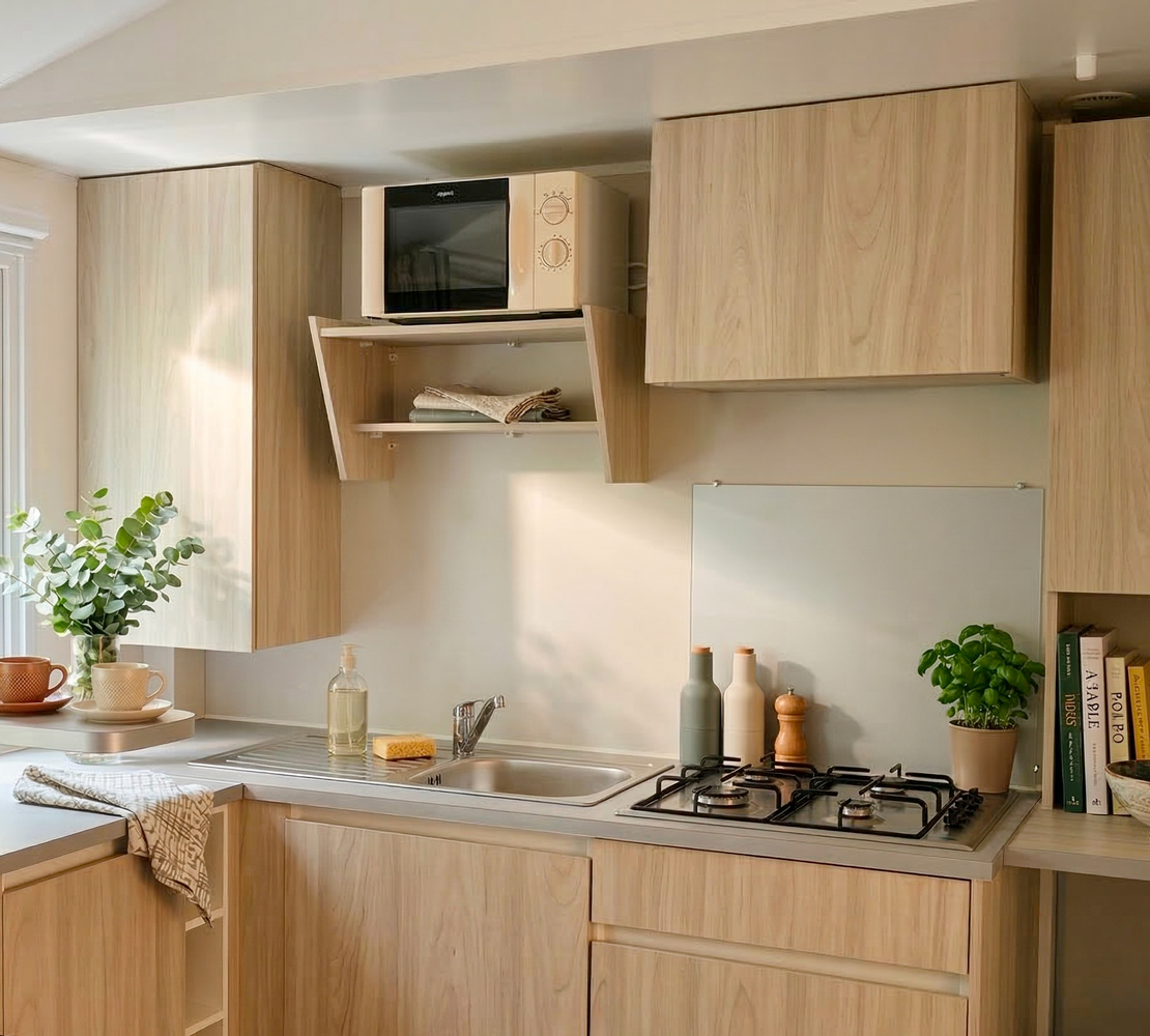 Ormeaux Mobile Home Kitchen