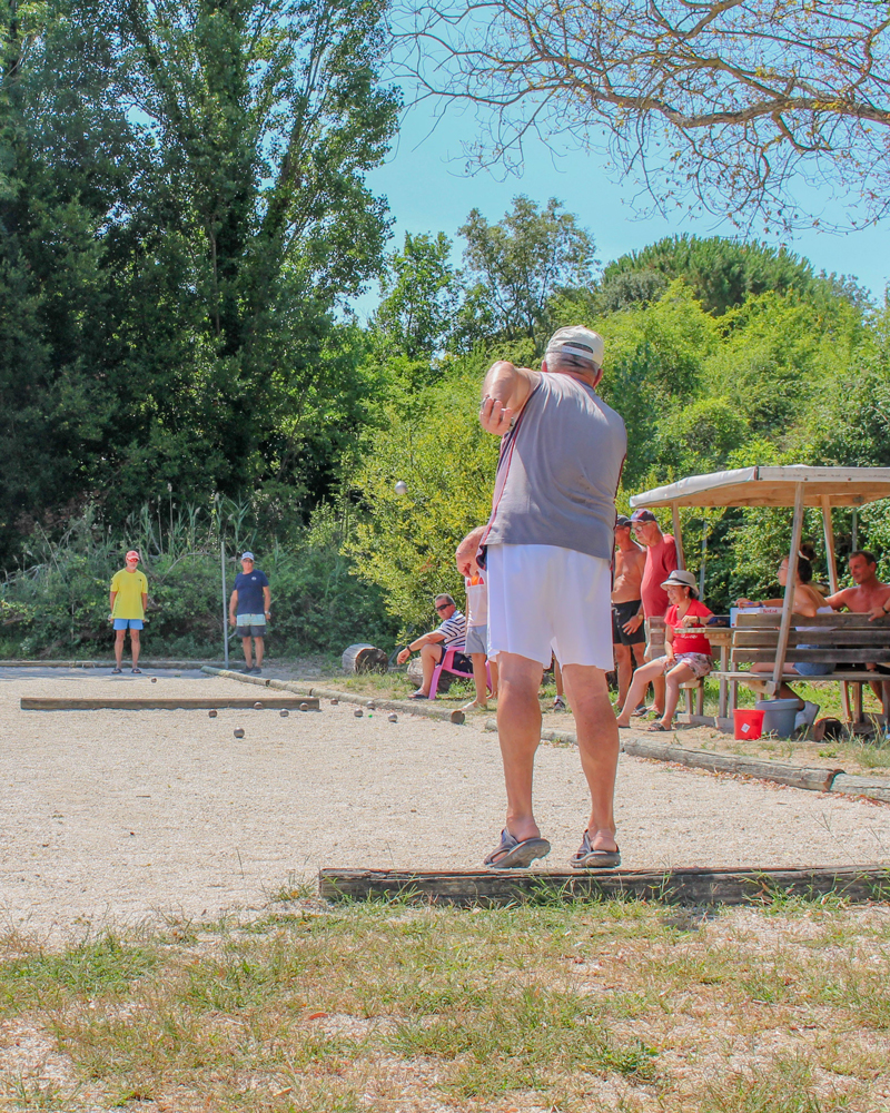 pétanque camping les ormeaux